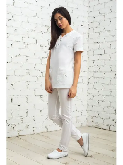 Куртка женская Z19-1933 Класик-стрейч Белый 0
