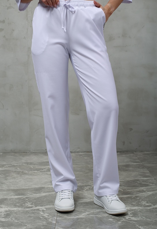 Брюки женские A553 Тевия Белый Брюки женские A553 Тевия Белый